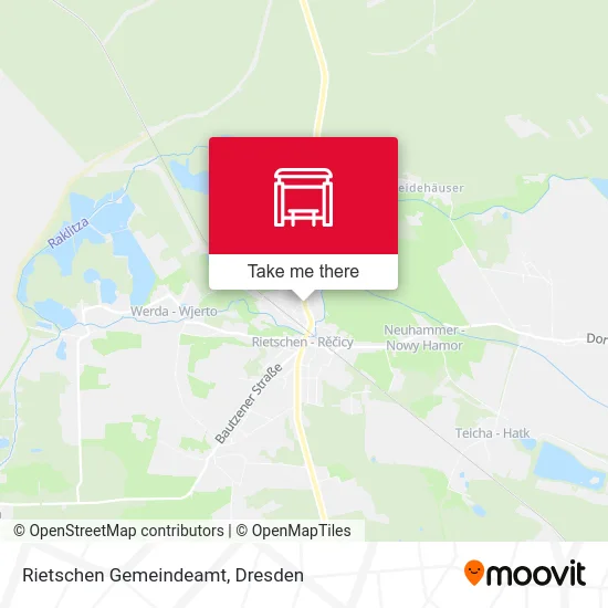 Rietschen Gemeindeamt map