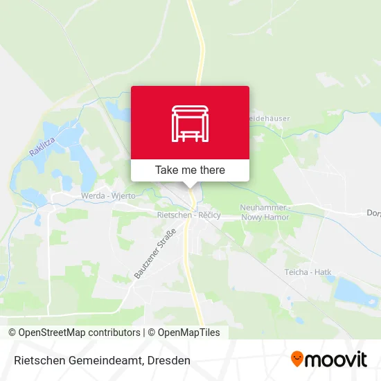 Rietschen Gemeindeamt map