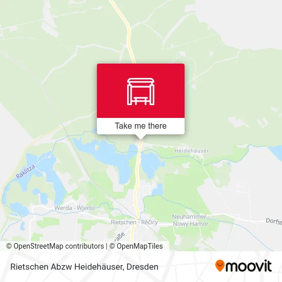 Карта Rietschen Abzw Heidehäuser