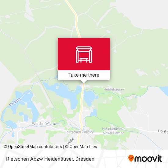 Карта Rietschen Abzw Heidehäuser
