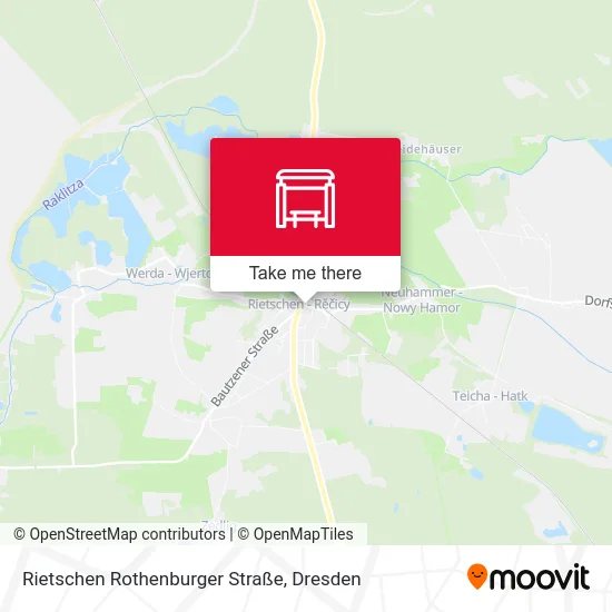 Rietschen Rothenburger Straße map