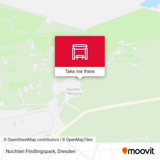Карта Nochten Findlingspark