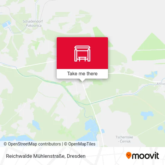 Карта Reichwalde Mühlenstraße