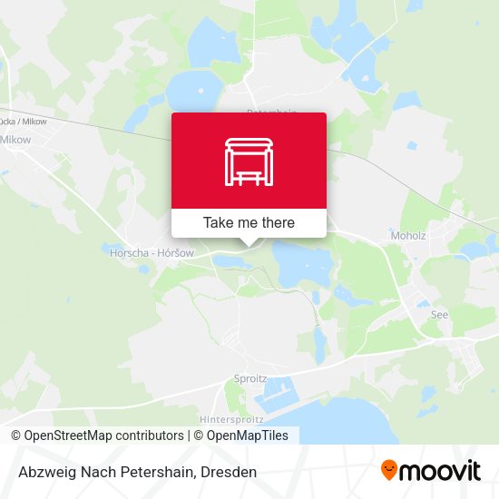 Карта Abzweig Nach Petershain