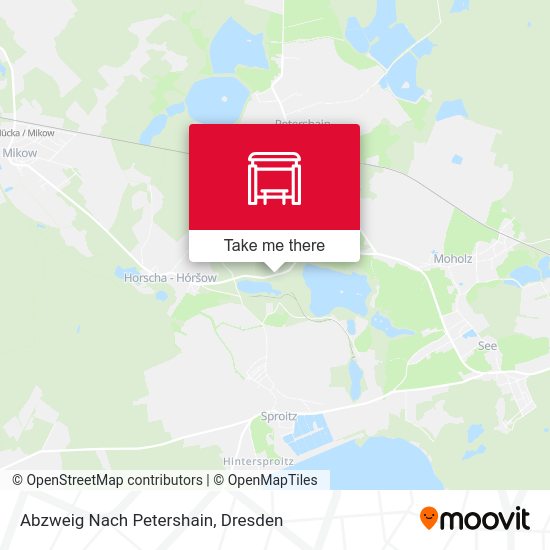 Карта Abzweig Nach Petershain