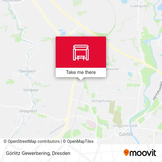 Карта Görlitz Gewerbering