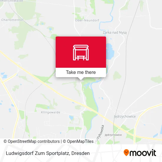 Карта Ludwigsdorf Zum Sportplatz