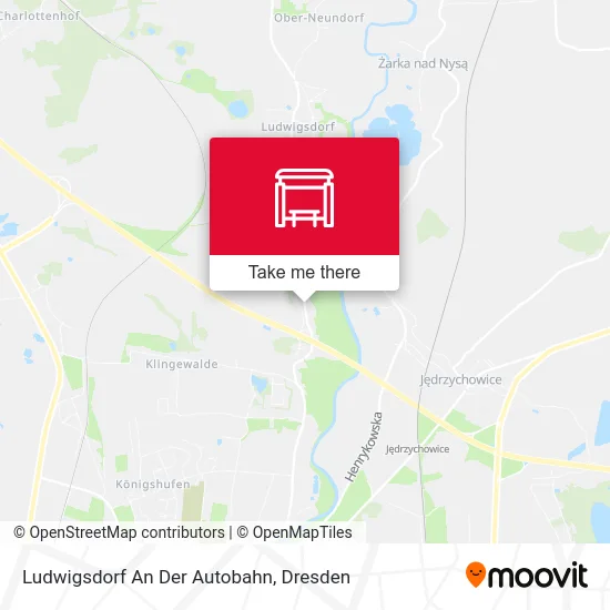 Карта Ludwigsdorf An Der Autobahn