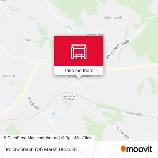 Карта Reichenbach (Ol) Markt