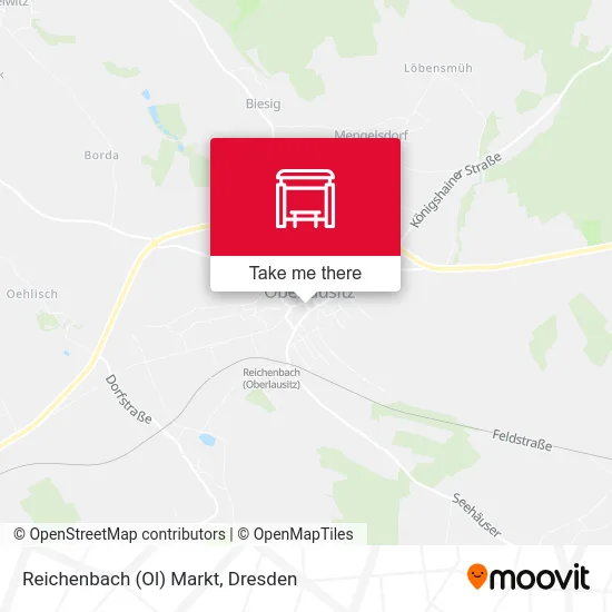 Карта Reichenbach (Ol) Markt