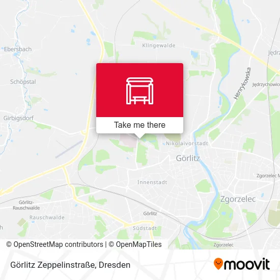 Карта Görlitz Zeppelinstraße