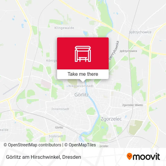 Карта Görlitz am Hirschwinkel