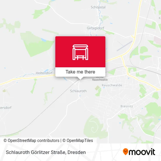 Карта Schlauroth Görlitzer Straße