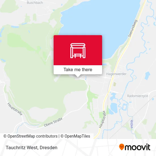 Карта Tauchritz West