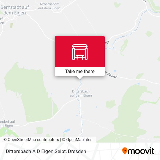 Карта Dittersbach A D Eigen Seibt
