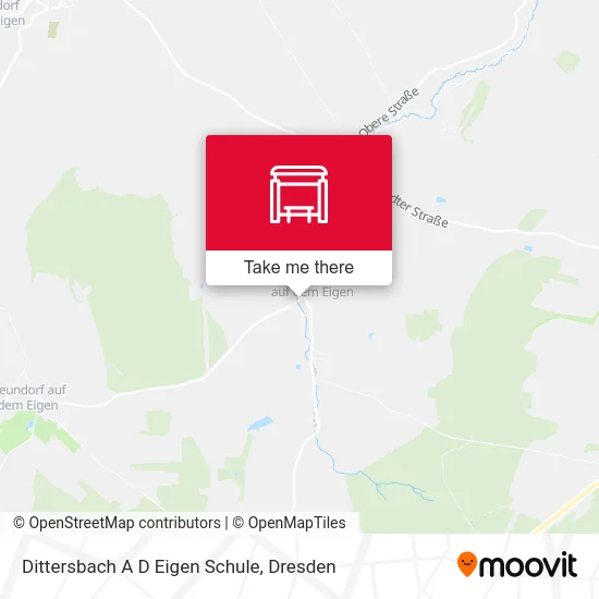 Карта Dittersbach A D Eigen Schule