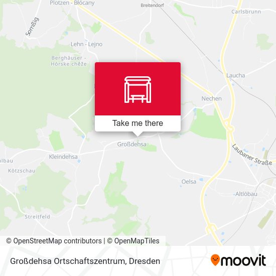 Карта Großdehsa Ortschaftszentrum