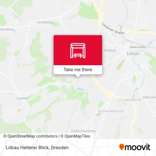 Карта Löbau Heiterer Blick