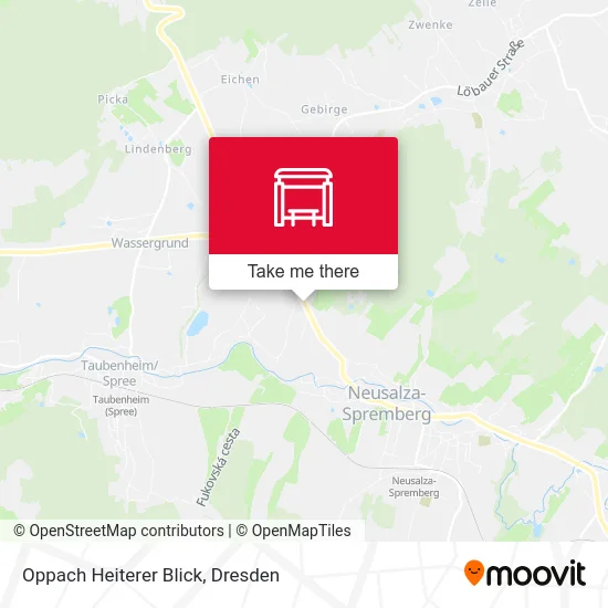 Карта Oppach Heiterer Blick