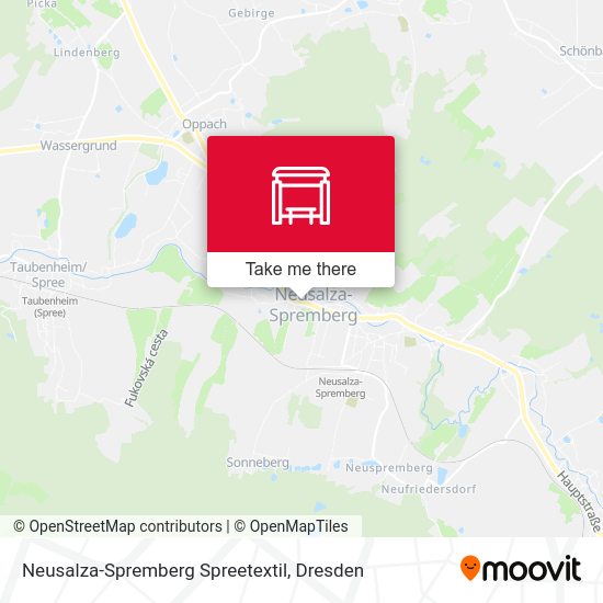 Карта Neusalza-Spremberg Spreetextil