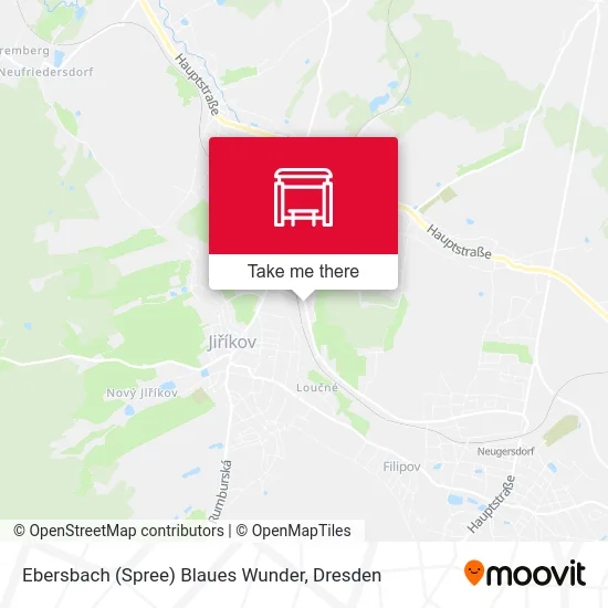 Карта Ebersbach (Spree) Blaues Wunder