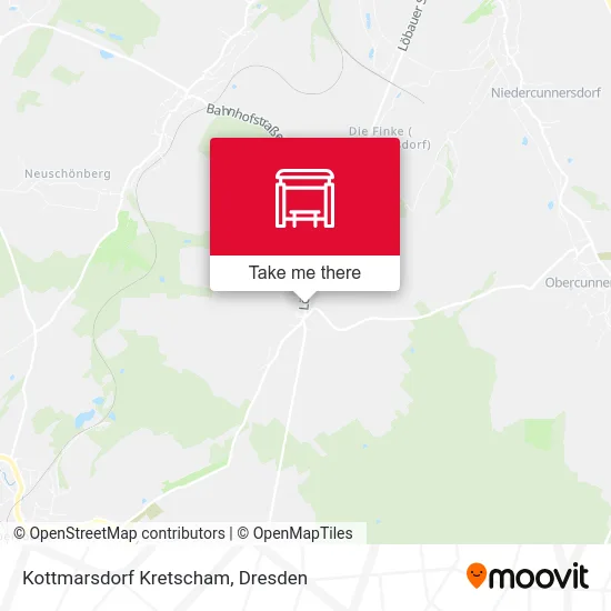 Карта Kottmarsdorf Kretscham