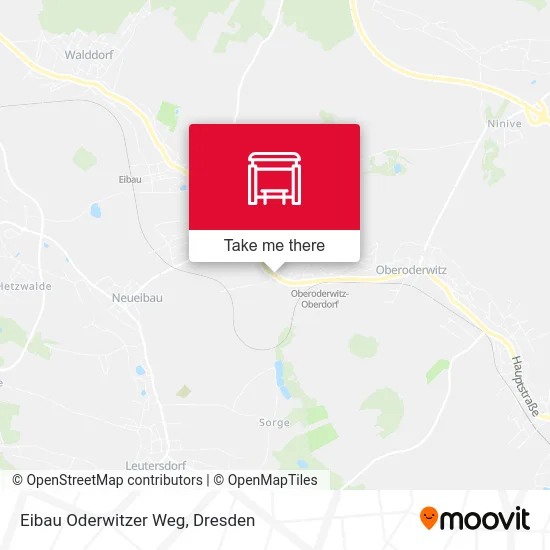 Карта Eibau Oderwitzer Weg