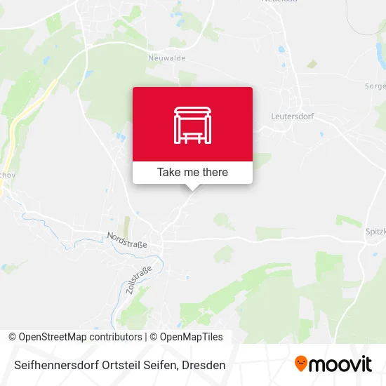 Карта Seifhennersdorf Ortsteil Seifen