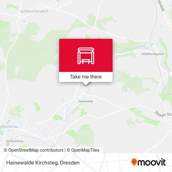 Карта Hainewalde Kirchsteg