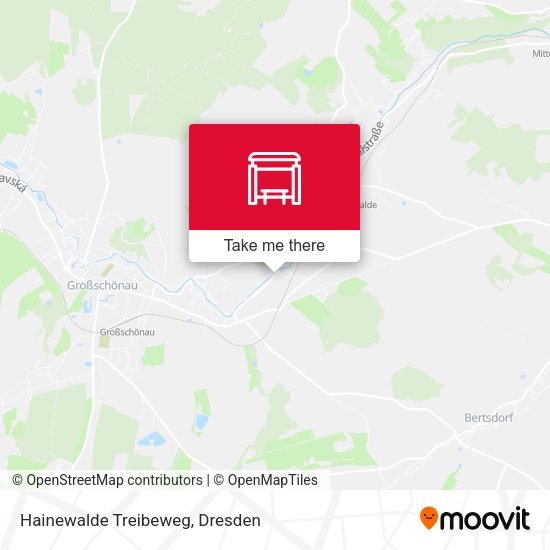 Карта Hainewalde Treibeweg