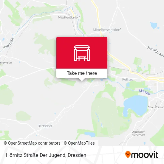 Карта Hörnitz Straße Der Jugend