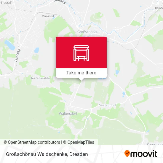 Карта Großschönau Waldschenke