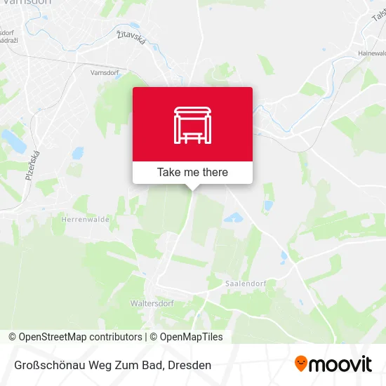 Карта Großschönau Weg Zum Bad