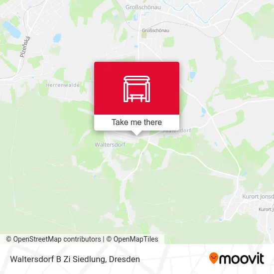 Карта Waltersdorf B Zi Siedlung