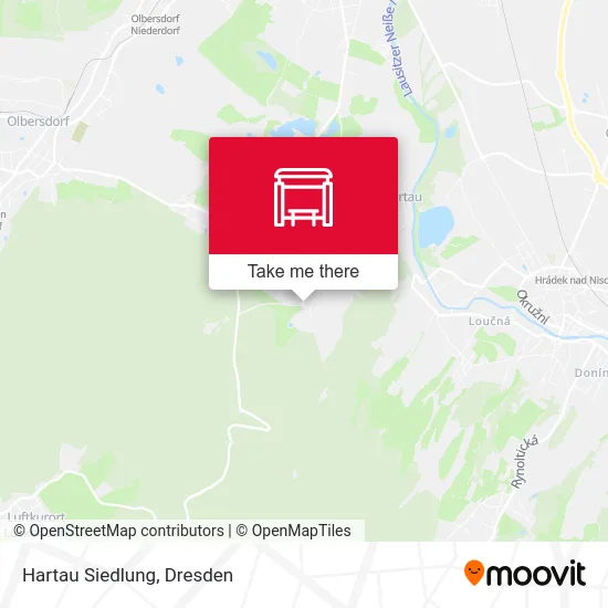 Карта Hartau Siedlung