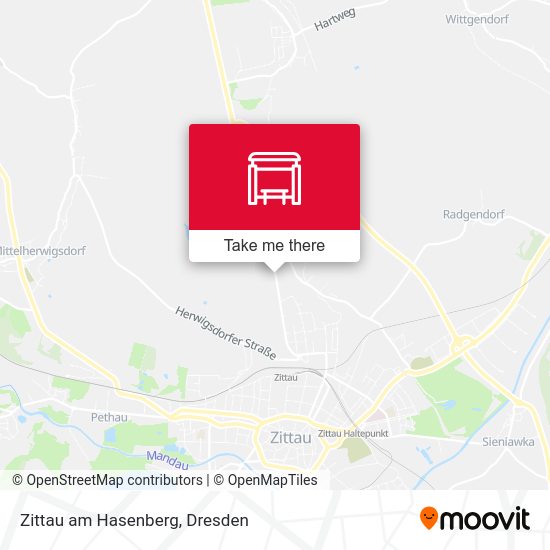 Карта Zittau am Hasenberg