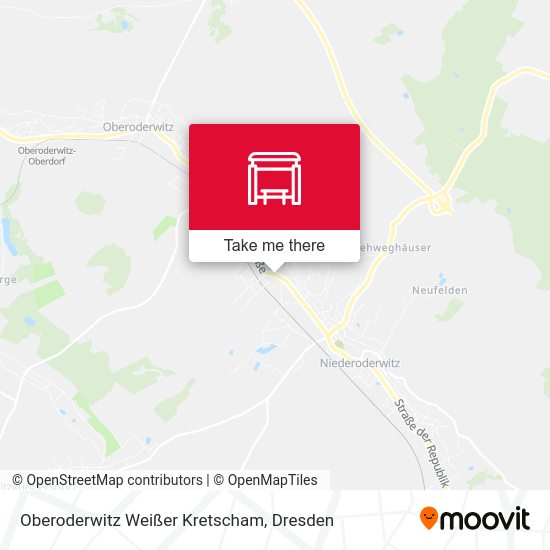 Карта Oberoderwitz Weißer Kretscham