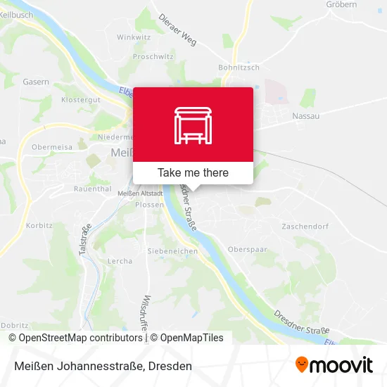 Карта Meißen Johannesstraße