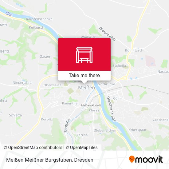Карта Meißen Meißner Burgstuben