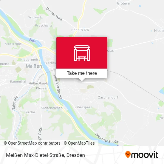 Карта Meißen Max-Dietel-Straße