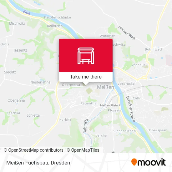 Карта Meißen Fuchsbau