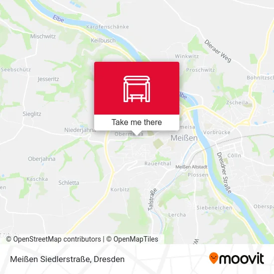 Карта Meißen Siedlerstraße