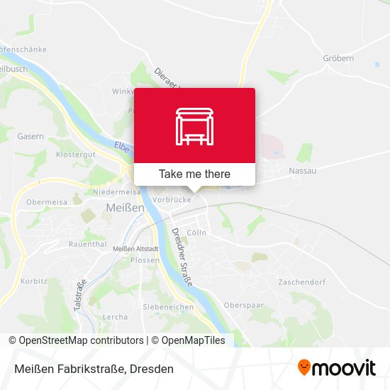 Карта Meißen Fabrikstraße
