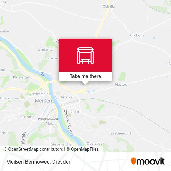 Карта Meißen Bennoweg