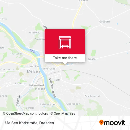 Карта Meißen Karlstraße