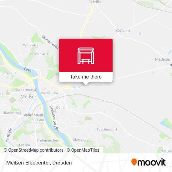 Карта Meißen Elbecenter