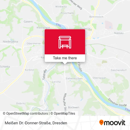 Карта Meißen Dr.-Donner-Straße