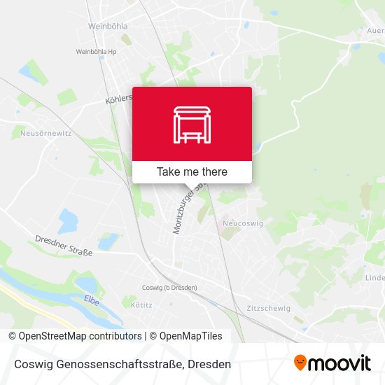 Карта Coswig Genossenschaftsstraße