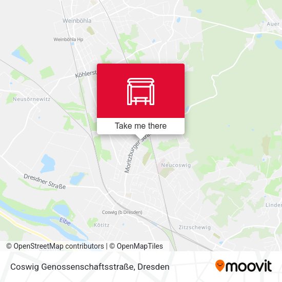 Карта Coswig Genossenschaftsstraße