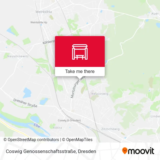 Карта Coswig Genossenschaftsstraße